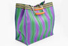 Borsa a strisce quadrata in plastica riciclata Puebco | M11 Shop