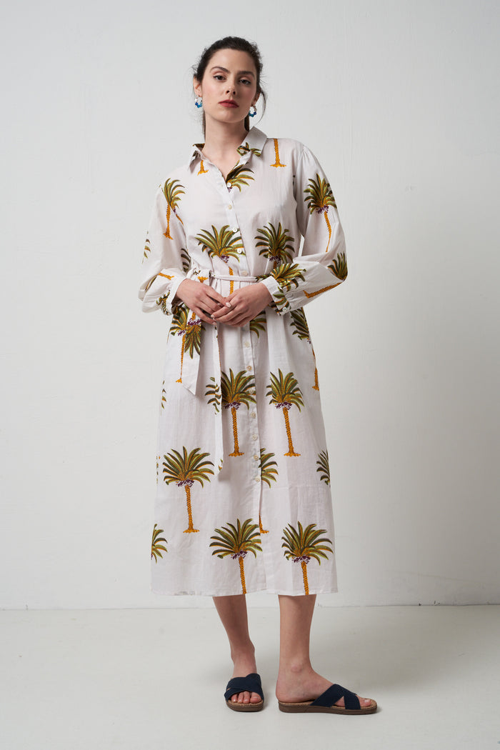 Bohemia Shirtdress Palm Bombay Sunset | M11 Shop
