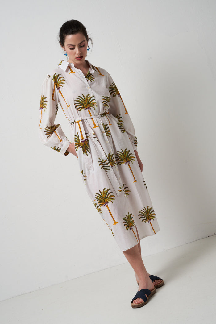 Bohemia Shirtdress Palm Bombay Sunset | M11 Shop