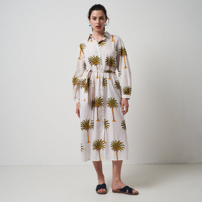 Bohemia Shirtdress Palm Bombay Sunset | M11 Shop