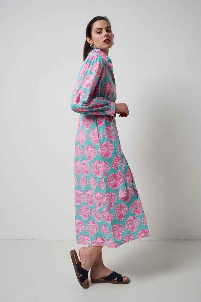Bohemia Shell Bombay Sunset Shirt Dress | M11 Shop