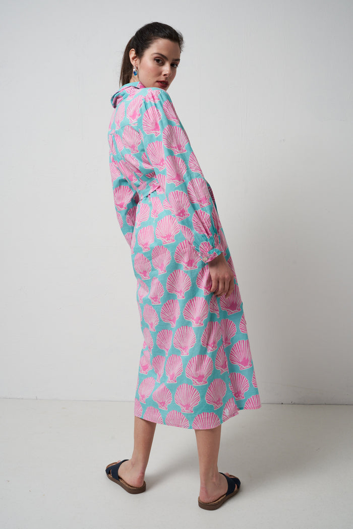 Bohemia Shell Bombay Sunset Shirt Dress | M11 Shop