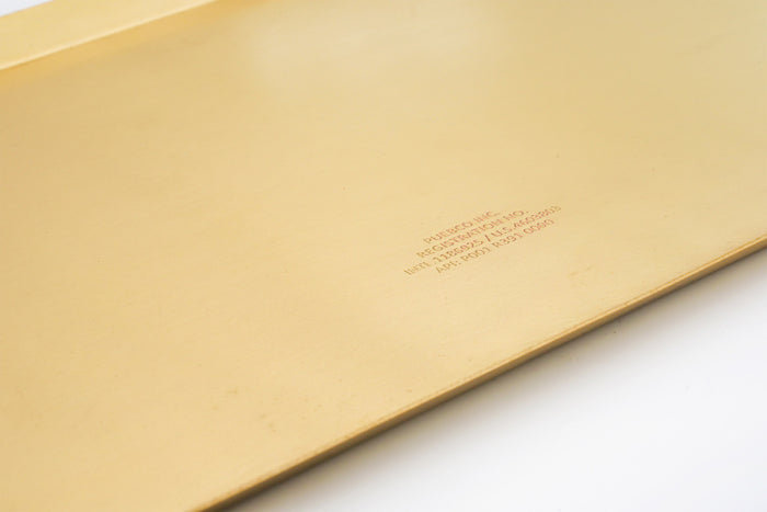Vassoio rettangolare in ottone Puebco | M11 Shop