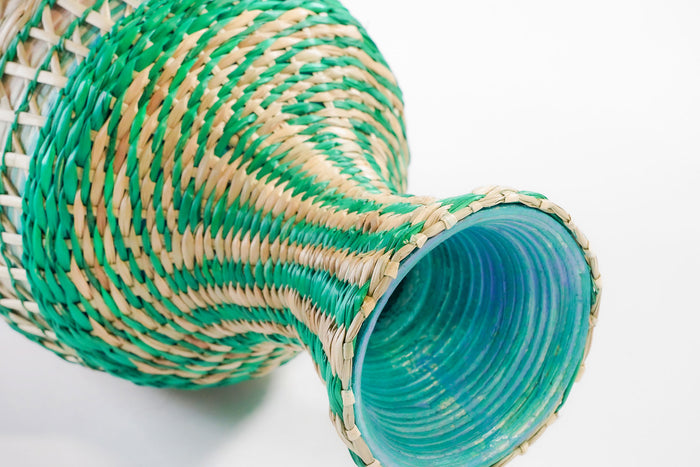 Colorful woven vase 55 Baza de Luxe | M11 Shop