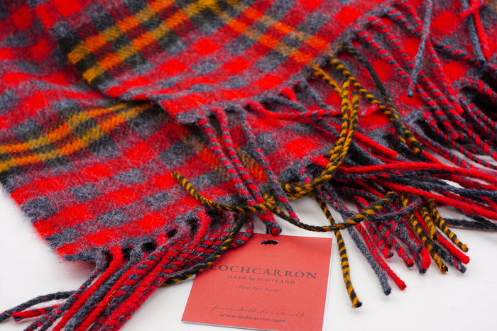 Coperta Red red rose Lochcarron of Scotland | M11 Shop
