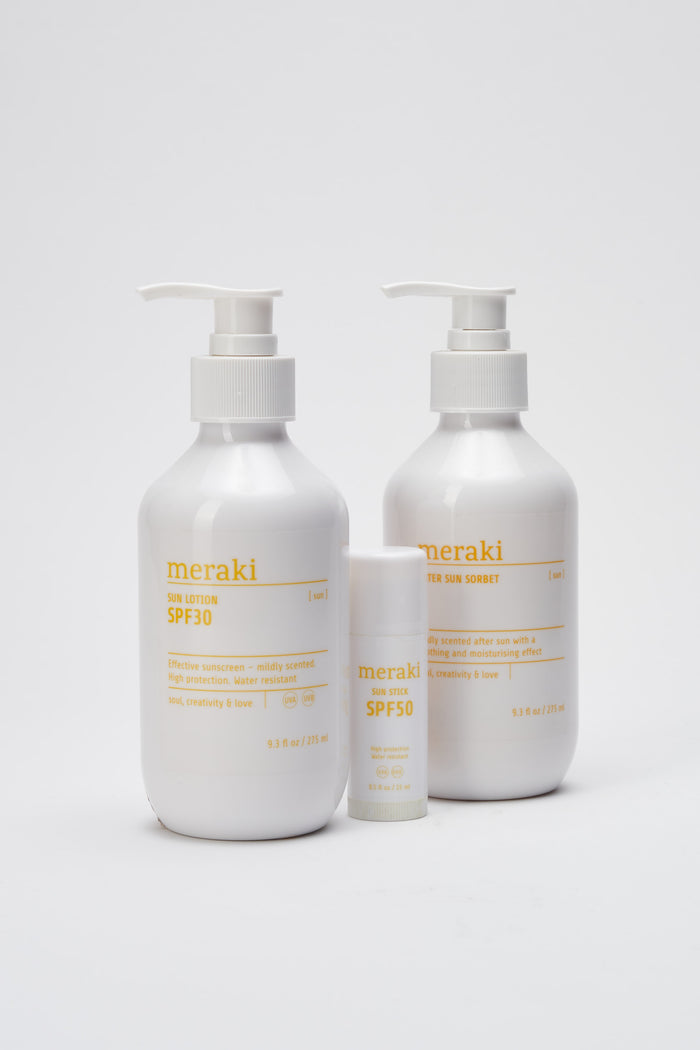 Lozione solare leggermente profumata Meraki | M11 Shop