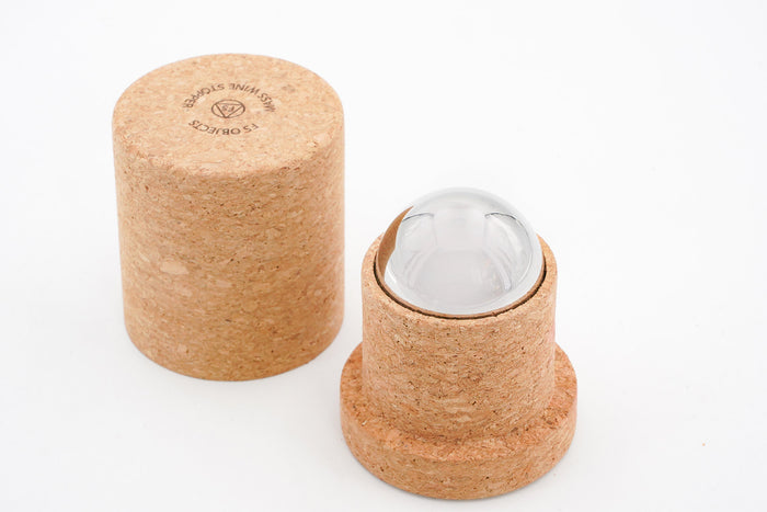 Fort Standard Brooklyn Stainless Steel Ball Wine Stopper with O-Ring Stem and Mirror Polish | M11 Shop