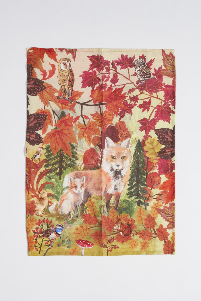 Strofinaccio Volpi nel Bosco by N. Lété 70x50 cm Avenida Home | M11 Shop