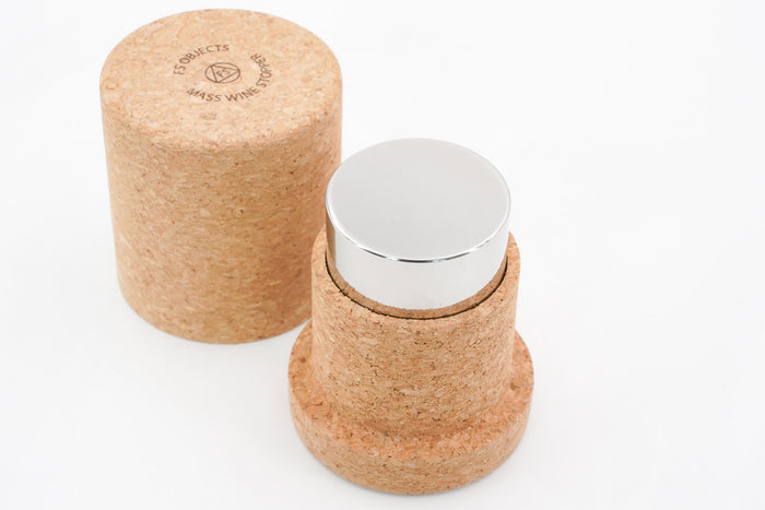 Fort Standard Brooklyn Stainless Steel Domed Wine Stopper with O-Ring Stem and Mirror Polish | M11 Shop