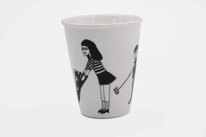 Tazza Sister love in porcellana bianca Helen B | M11 Shop