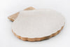 Pearl White Seashell Plate In Mango Wood M By Room | M11 Shop