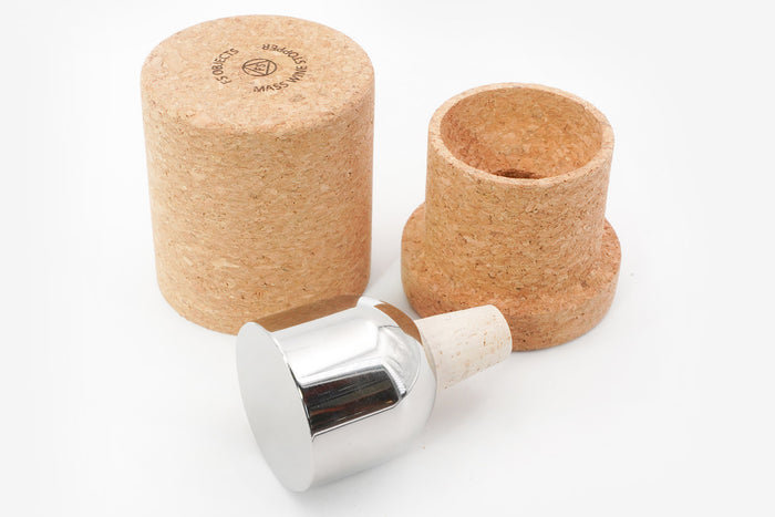 Fort Standard Brooklyn Stainless Steel Domed Wine Stopper with O-Ring Stem and Mirror Polish | M11 Shop