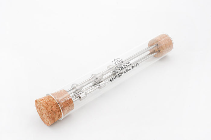 Set of 4 Stainless Stell cocktail picks Fort Standard Brooklyn | M11 Shop