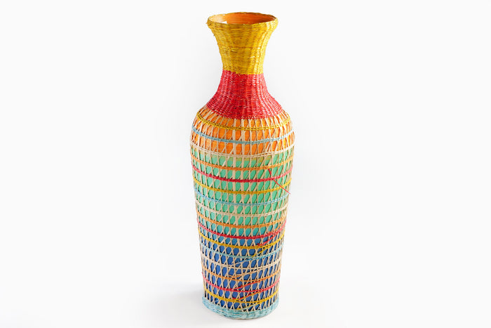 Colorful woven vase 55 Baza de Luxe | M11 Shop